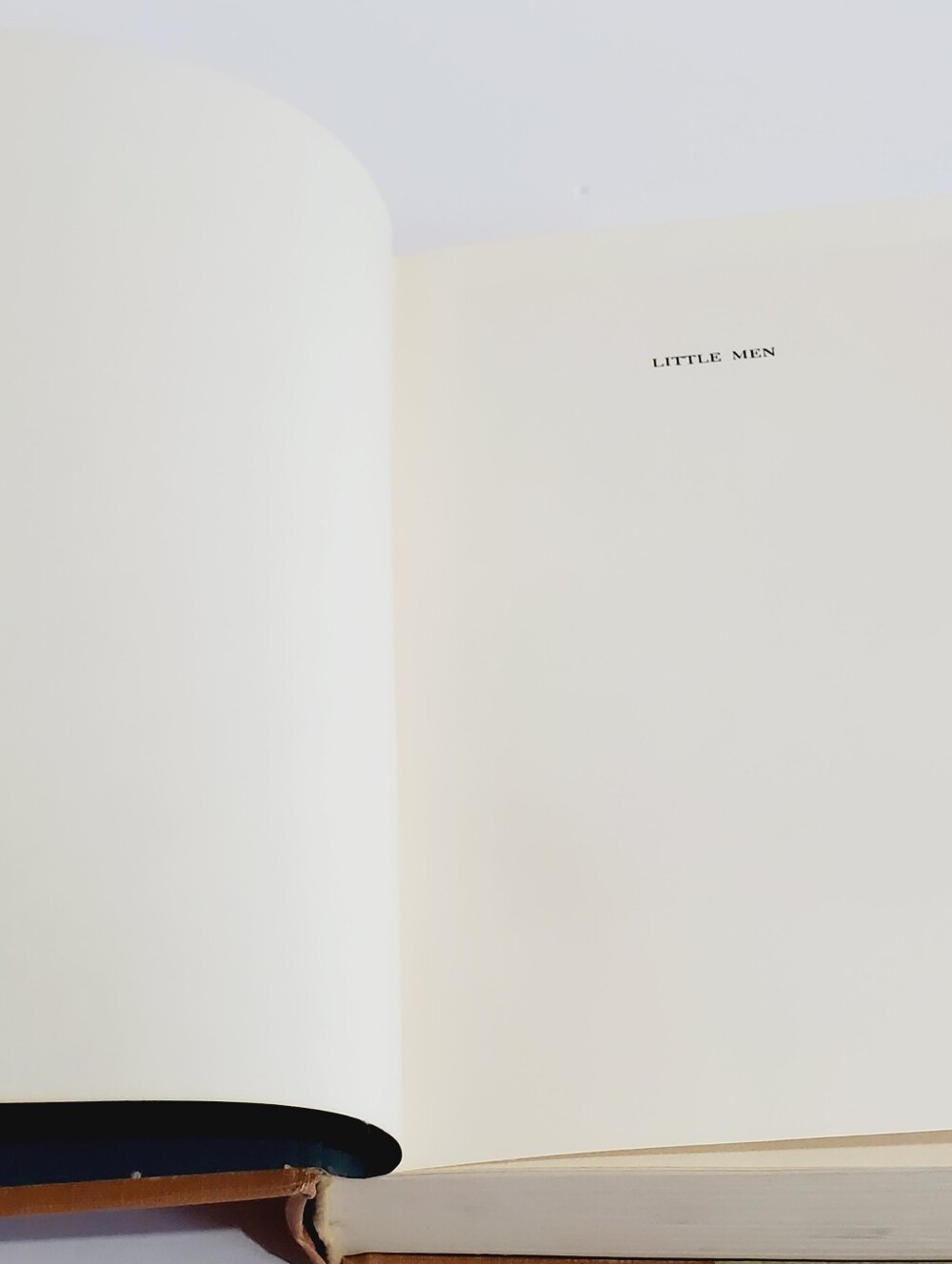 Little Men Hardcover Book Lisa May Alcott 1955 Nelson Doubleday - Picture 5 of 9